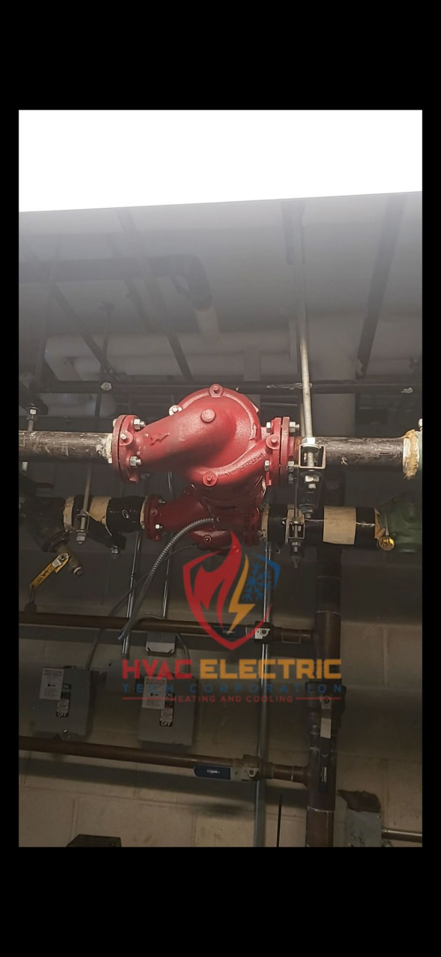 Boiler piping detail
