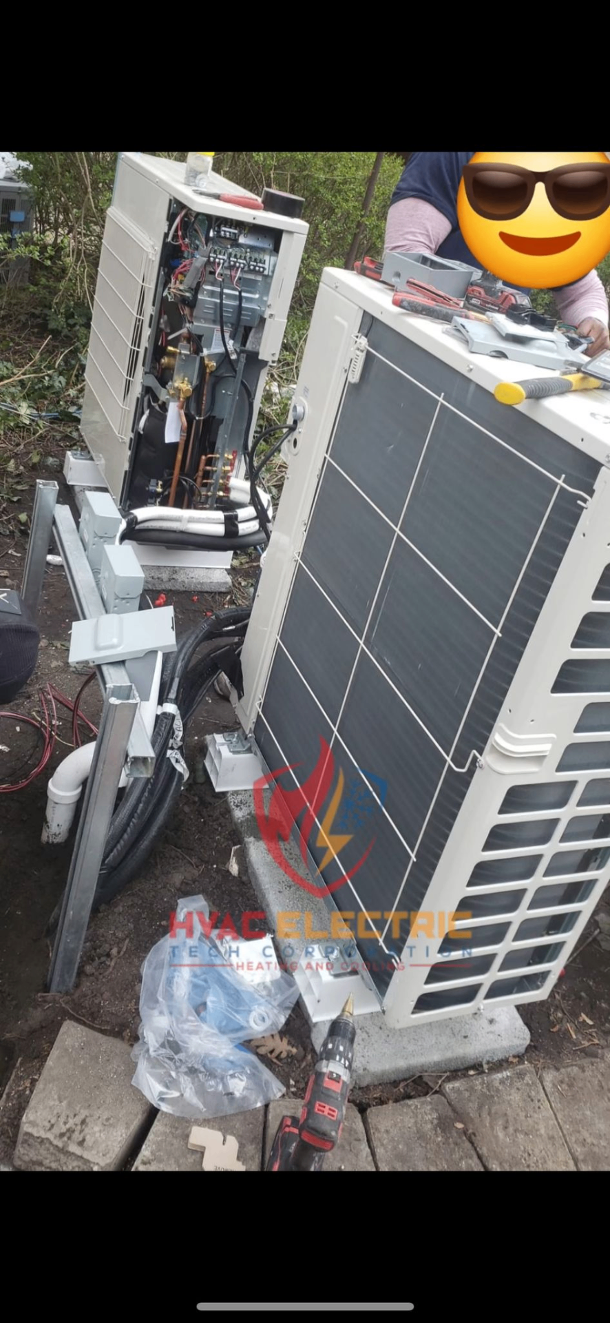 Air conditioning installation