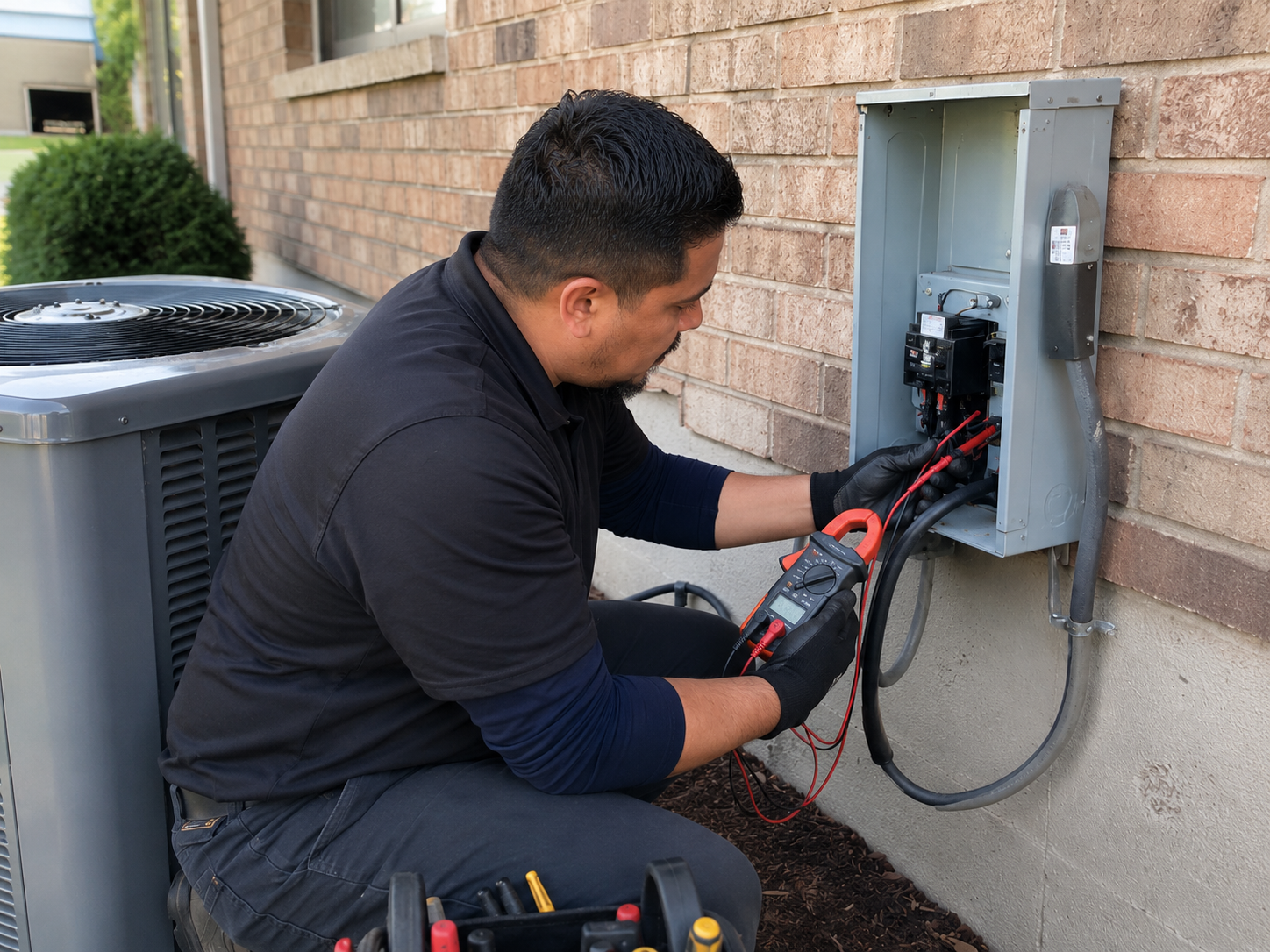 Electrical panel testing and repair service